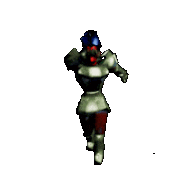 Transparent dancing companion sprite